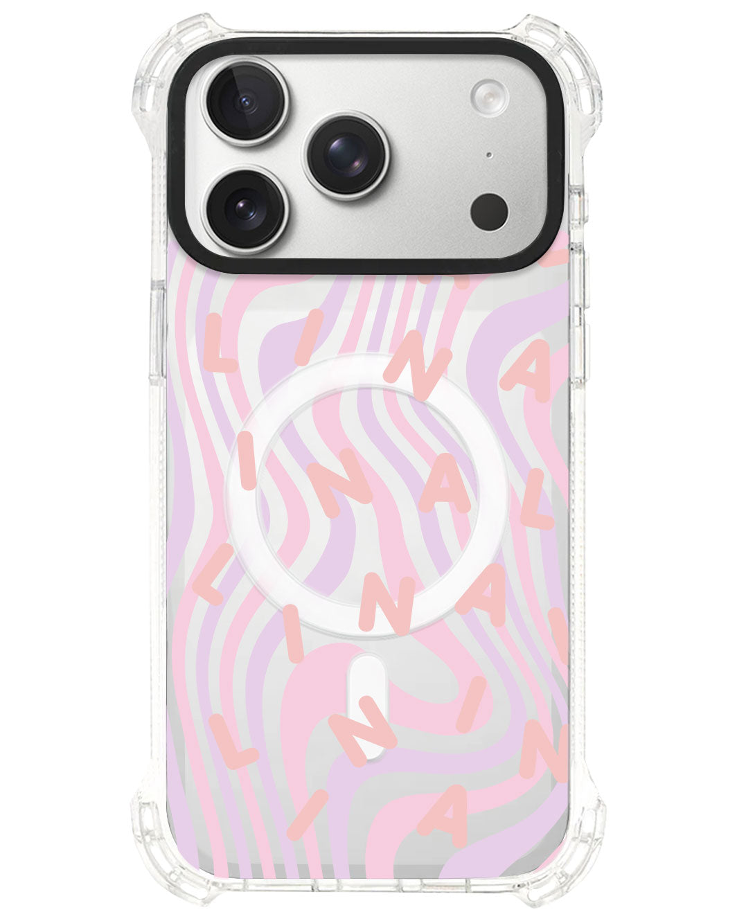 iPhone Rearguard UltimateS⁴ - CUSTOM MONOGRAM 2.0 Rosewater