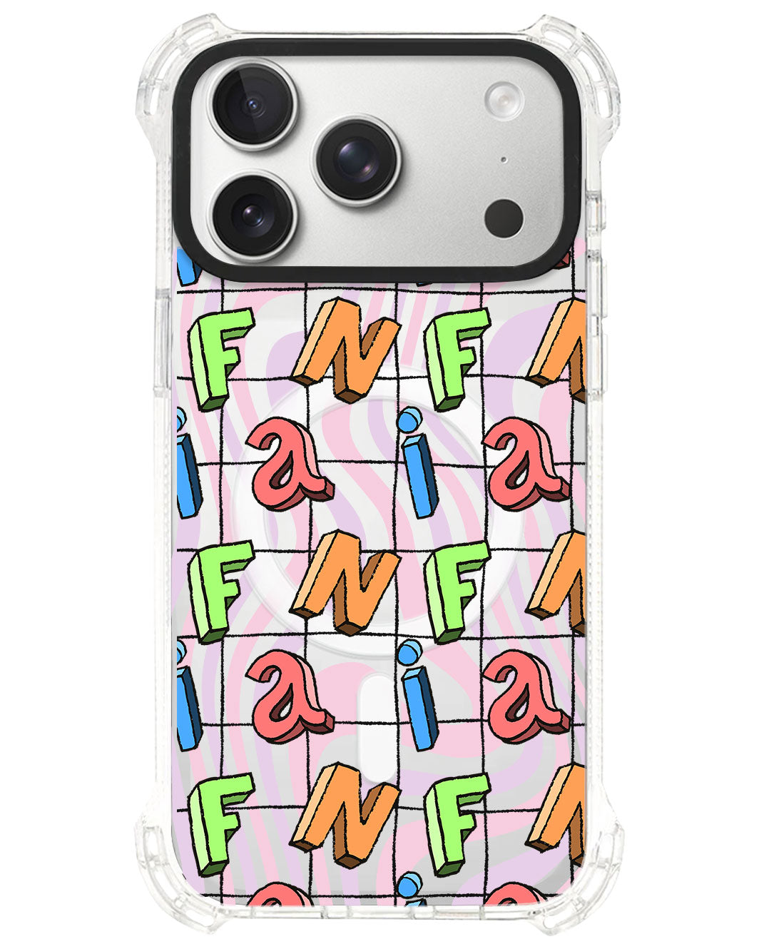 iPhone Rearguard UltimateS⁴ - Playful Monogram