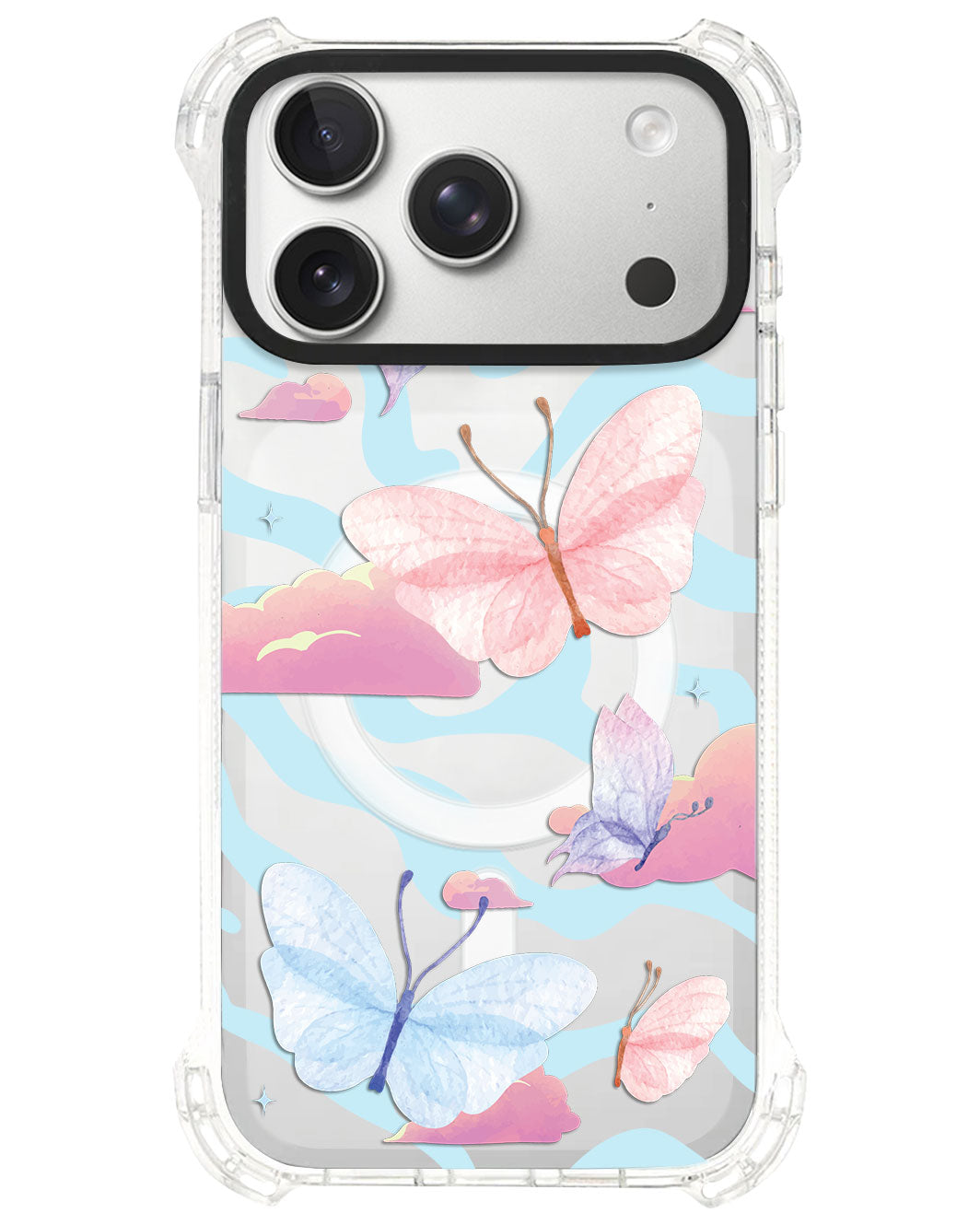 iPhone Rearguard UltimateS⁴ - Butterfly & Clouds