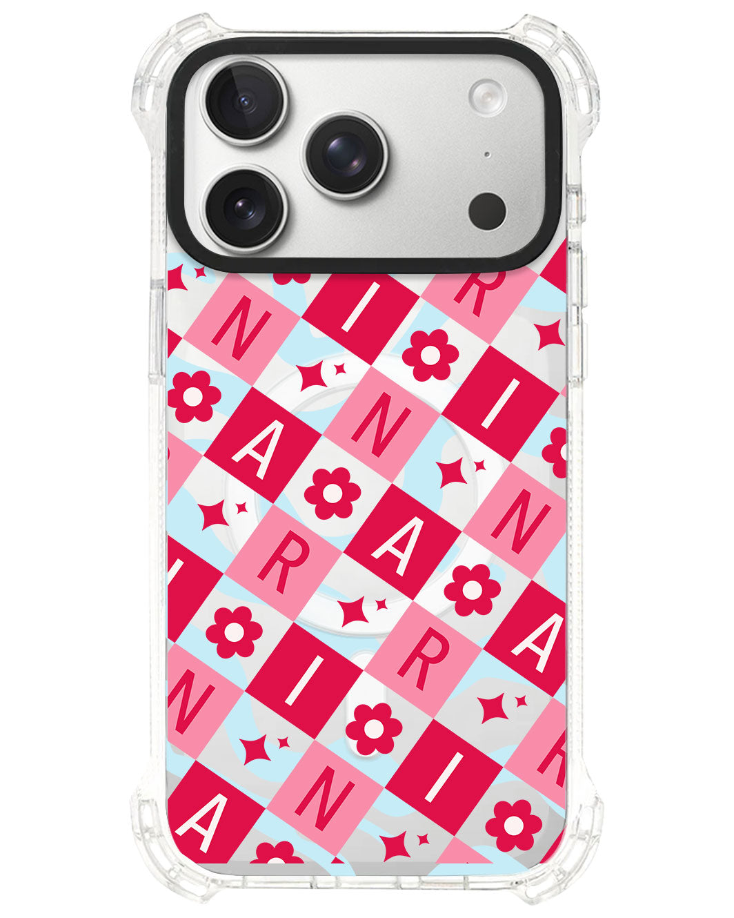 iPhone Rearguard UltimateS⁴ - CUSTOM MONOGRAM 3.0 Flower Grid 1.0