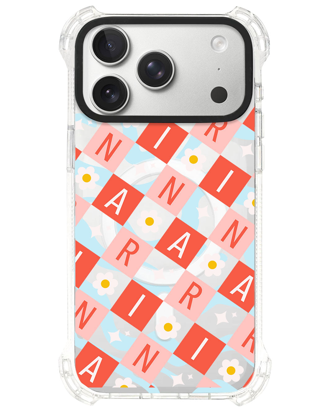 iPhone Rearguard UltimateS⁴ - CUSTOM MONOGRAM 3.0 Flower Grid 2.0