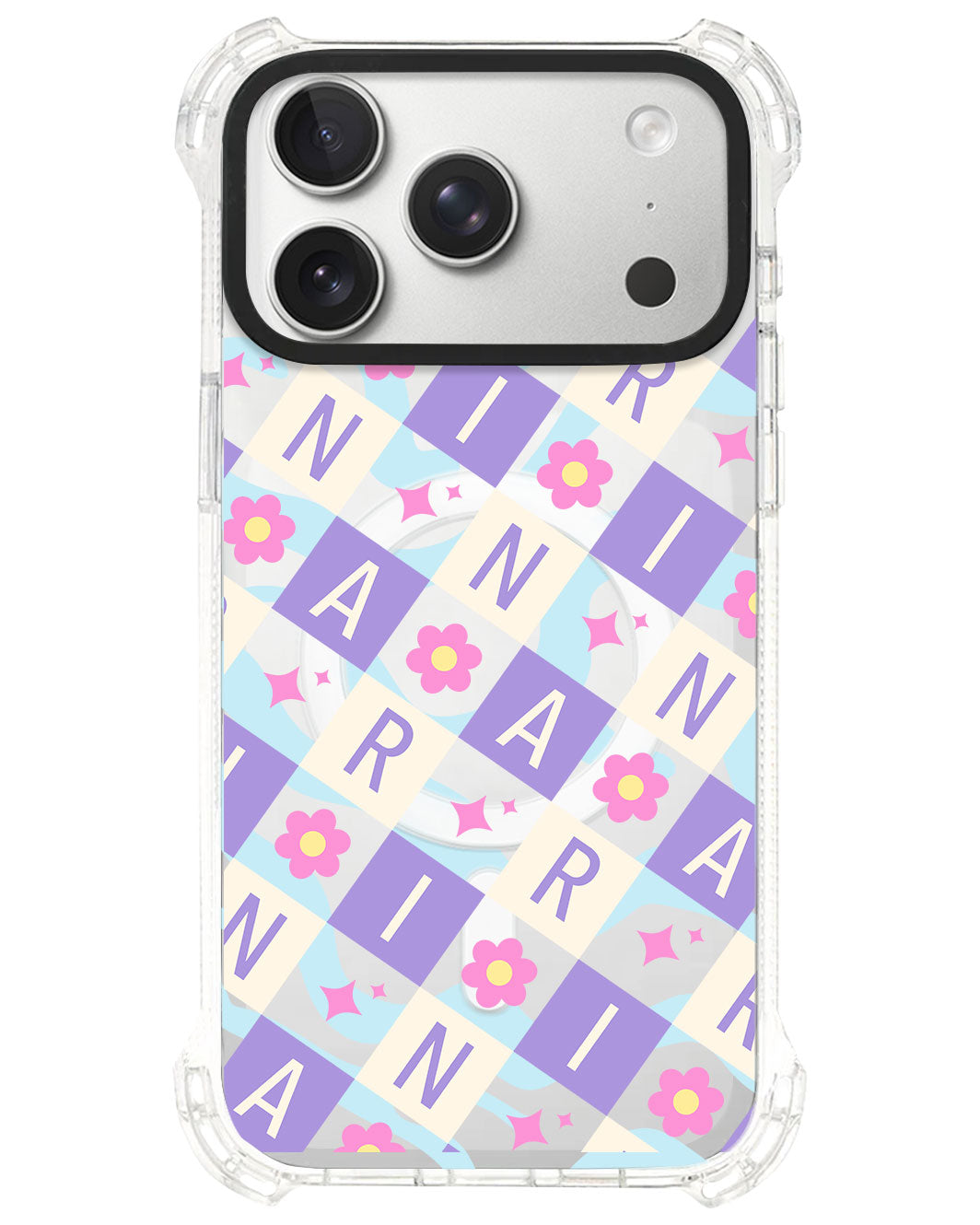 iPhone Rearguard UltimateS⁴ - CUSTOM MONOGRAM 3.0 Flower Grid 3.0