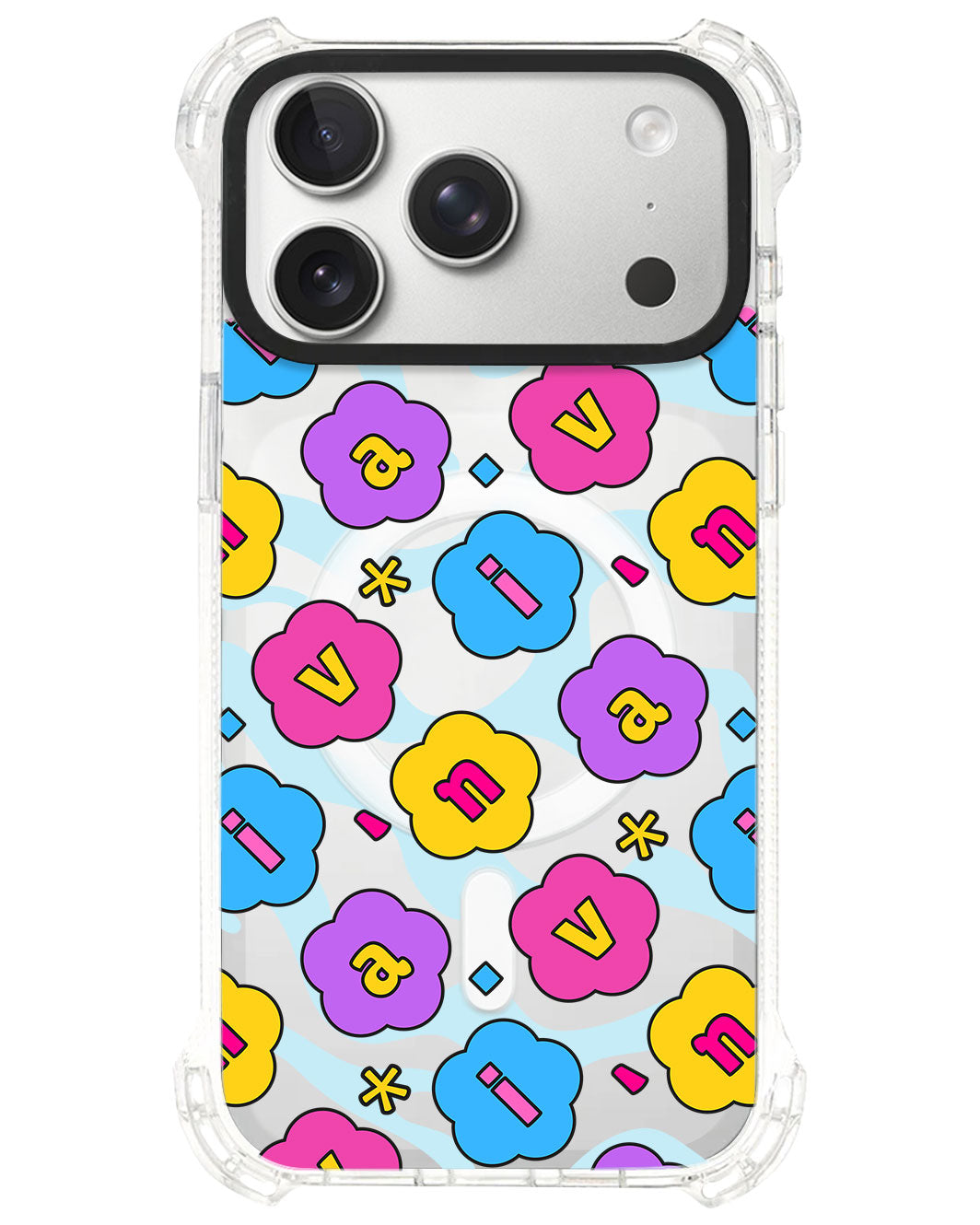 iPhone Rearguard UltimateS⁴ - CUSTOM MONOGRAM 3.0 Flower Petals 4.0