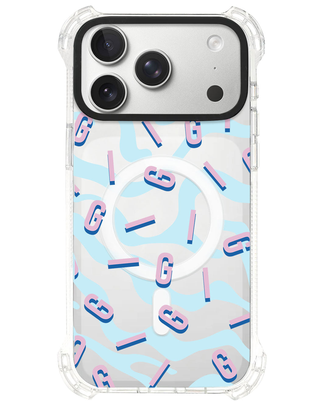 iPhone Rearguard UltimateS⁴ - CUSTOM MONOGRAM 1.0 Cotton Candy