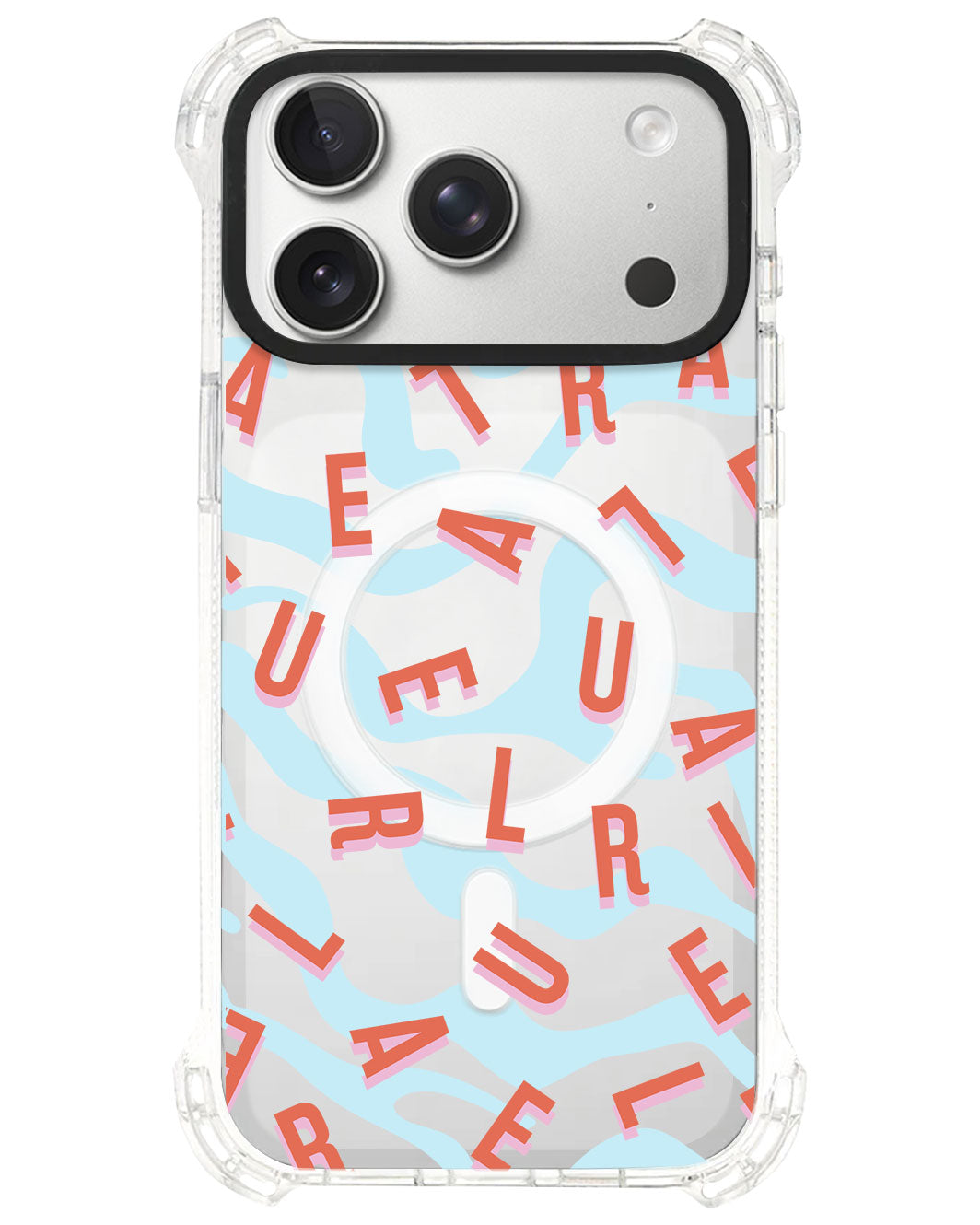 iPhone Rearguard UltimateS⁴ - CUSTOM MONOGRAM 1.0 Coral