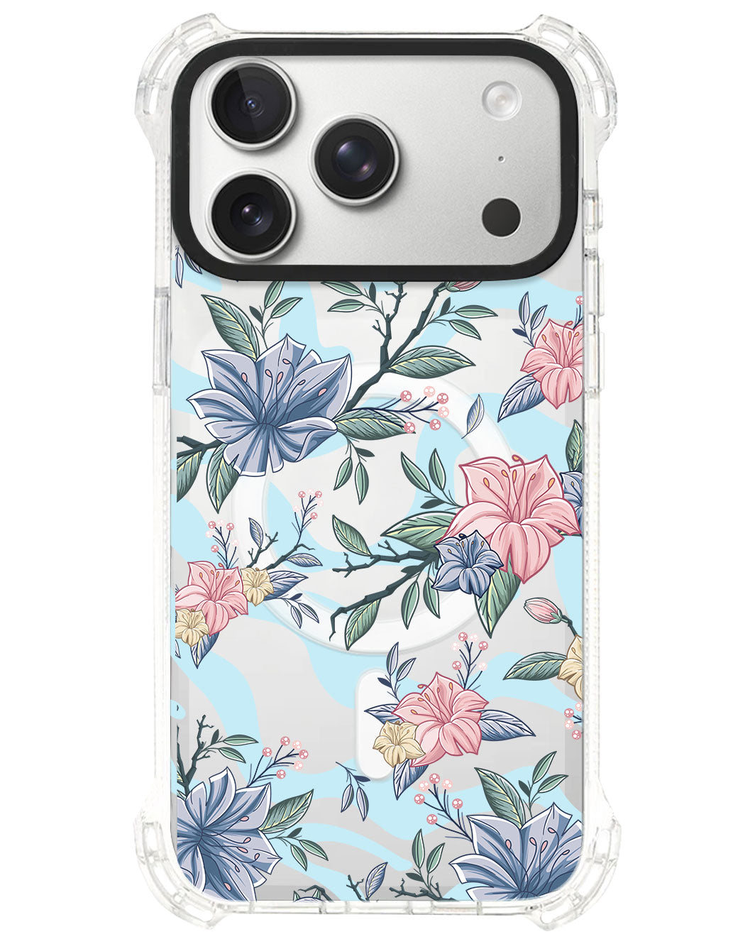 iPhone Rearguard UltimateS⁴ - Pink & Blue Floral