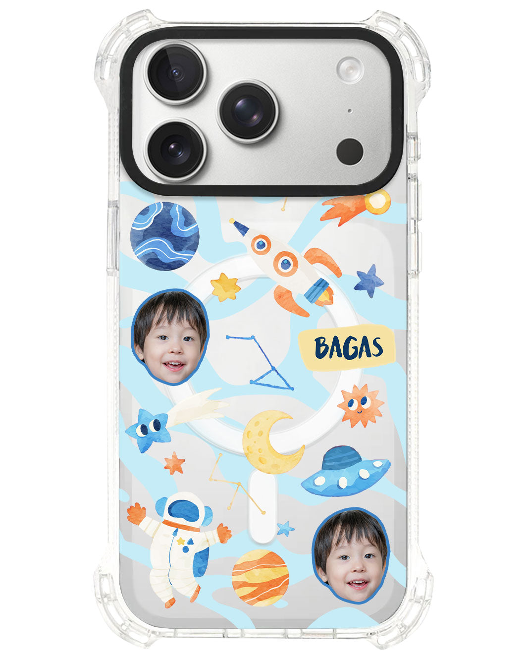 iPhone Rearguard UltimateS⁴ - Face Grid Astronaut