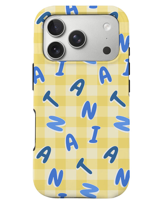 iPhone Rearguard Defender - CUSTOM MONOGRAM 3.0 Checkered 3.0