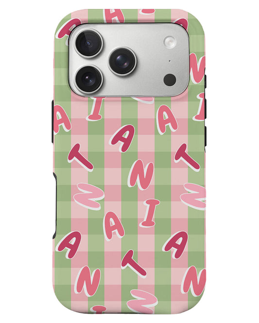 iPhone Rearguard Defender - CUSTOM MONOGRAM 3.0 Checkered 4.0