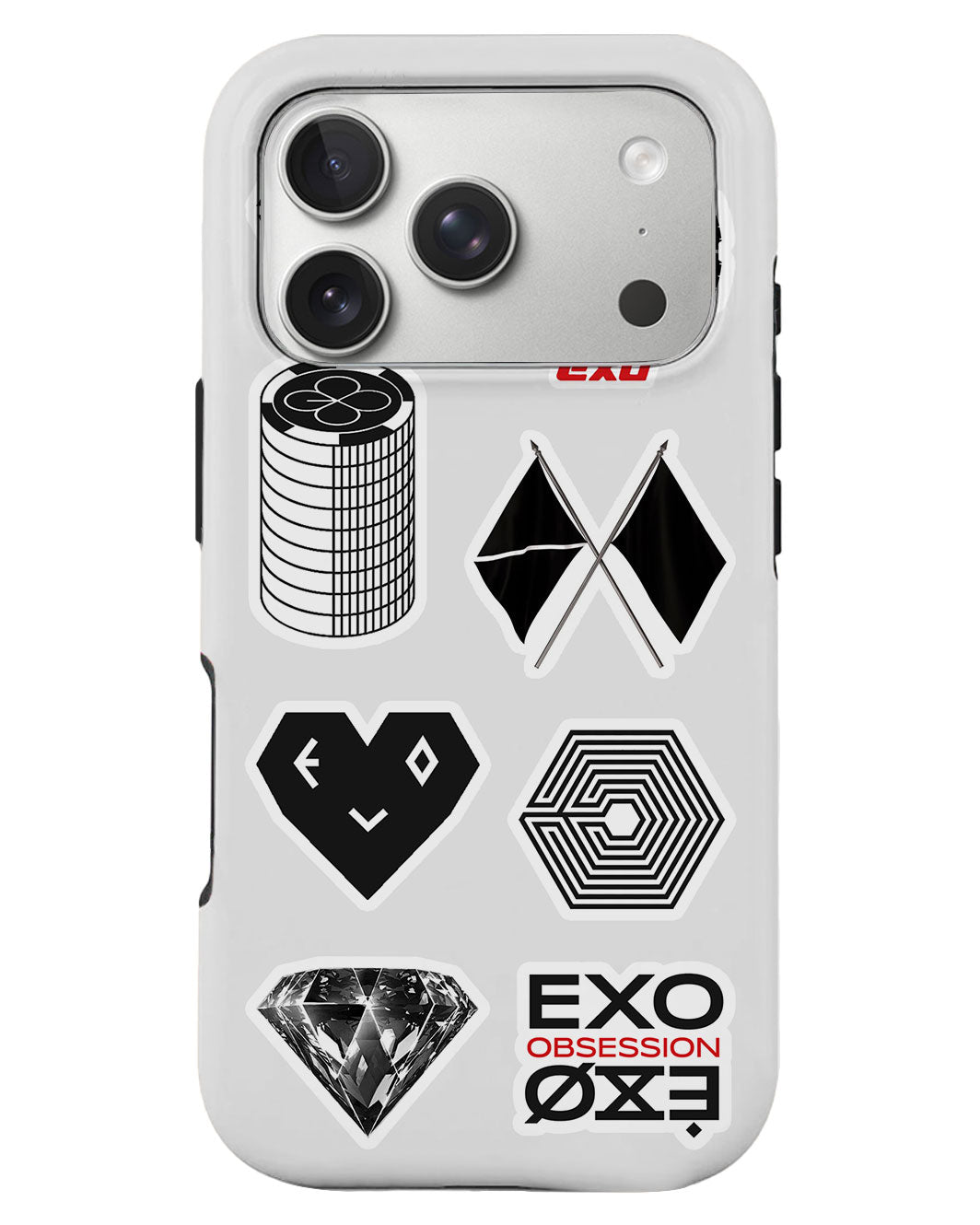 واقي خلفي للآيفون - مجموعة ملصقات EXO