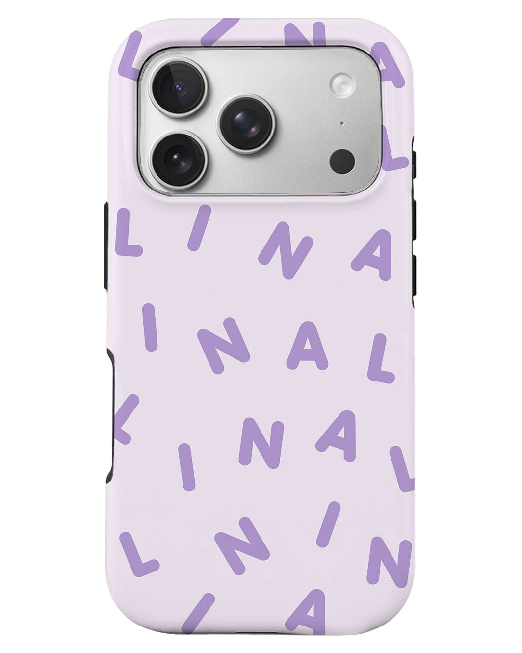 iPhone Rearguard Defender - CUSTOM MONOGRAM  2.0 Lilac