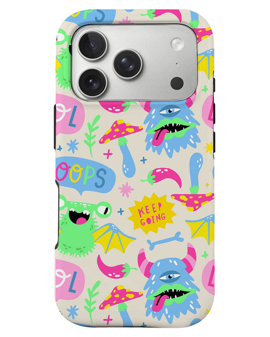 iPhone Rearguard Defender - Monster Say Keep Going