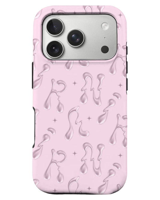iPhone Rearguard Defender - Pink Chrome Monogram 2.0