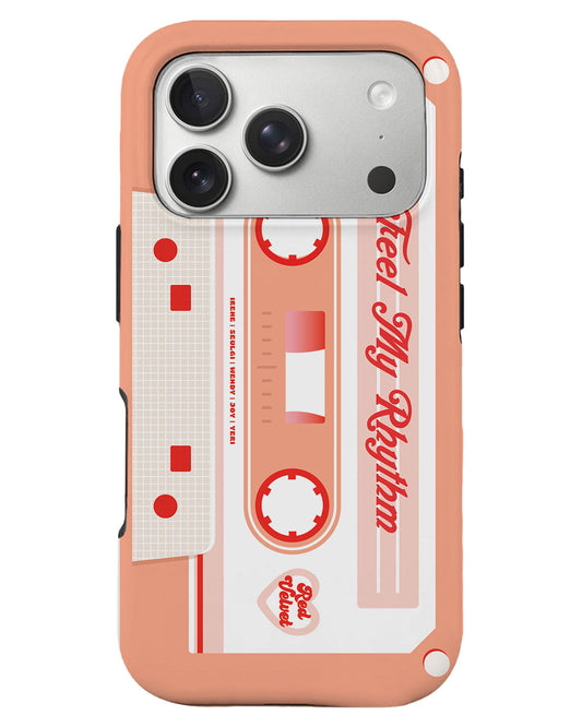 iPhone Rearguard Defender - ตลับเทปกำมะหยี่สีแดง
