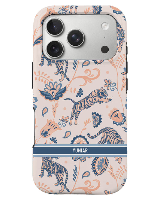 iPhone Rearguard Defender - Tiger & Floral 5.0