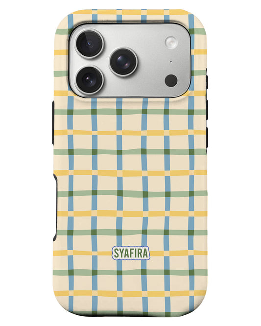 iPhone Rearguard Defender - Beige Grid