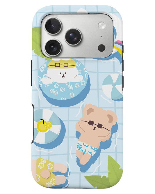 iPhone Rearguard Defender - Pool Party Blue