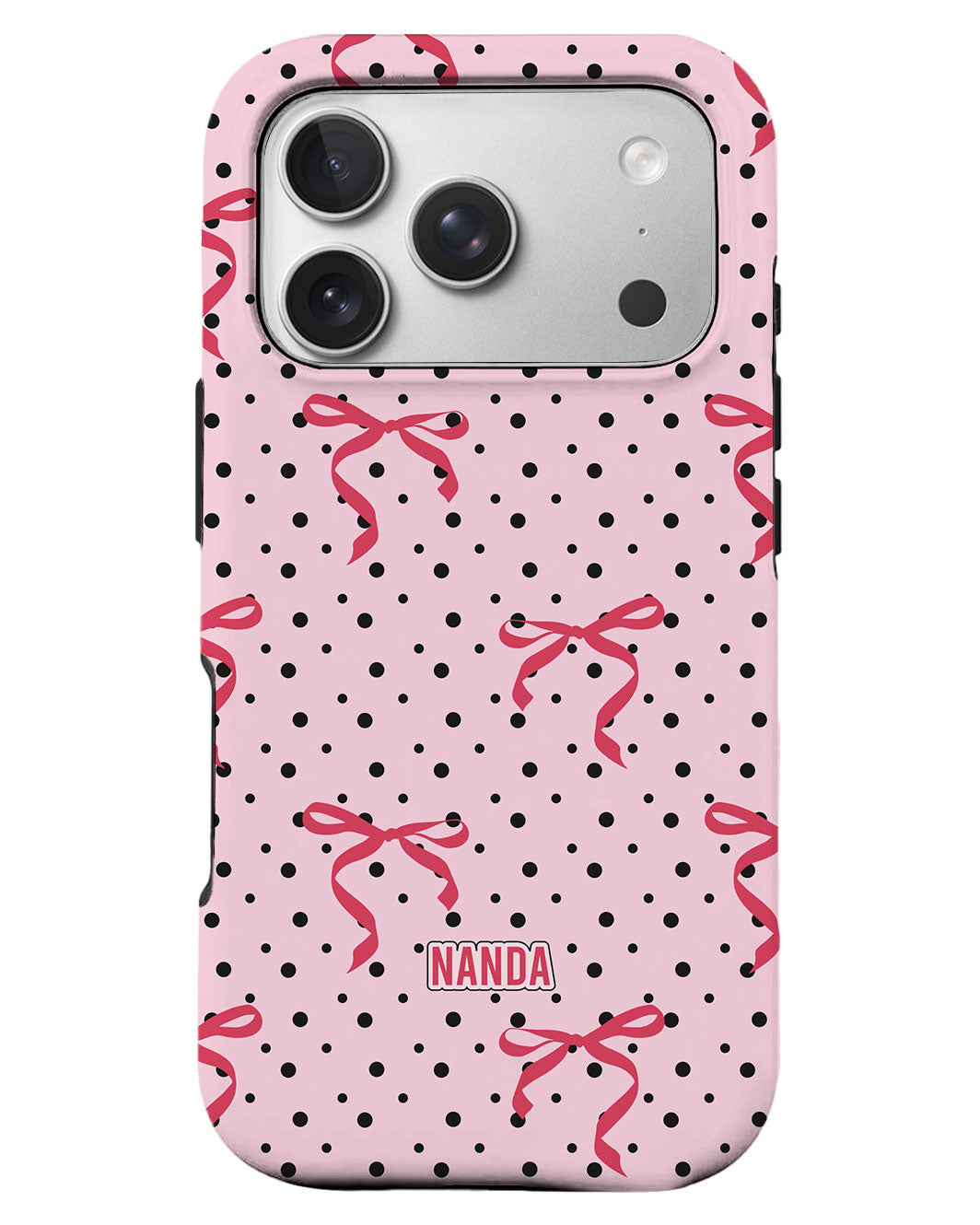 iPhone Rearguard Defender - Red Bows