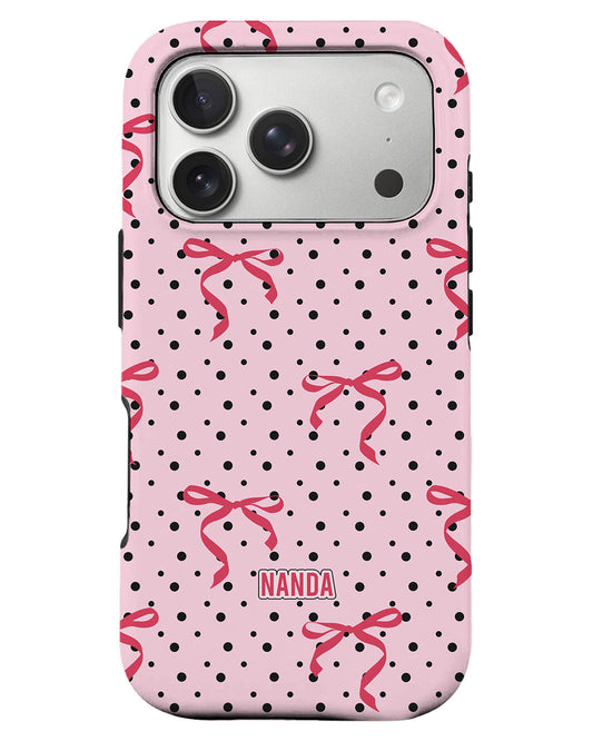 iPhone Rearguard Defender - Red Bows
