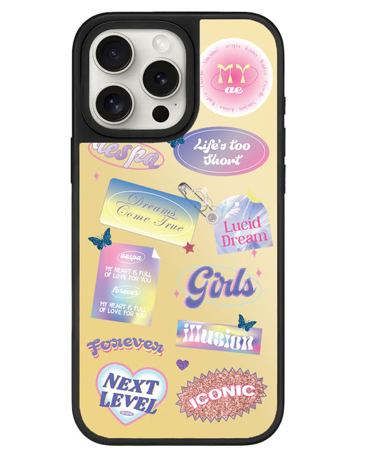 ที่จับกระจกสำหรับ iPhone - Aespa Girls Pack