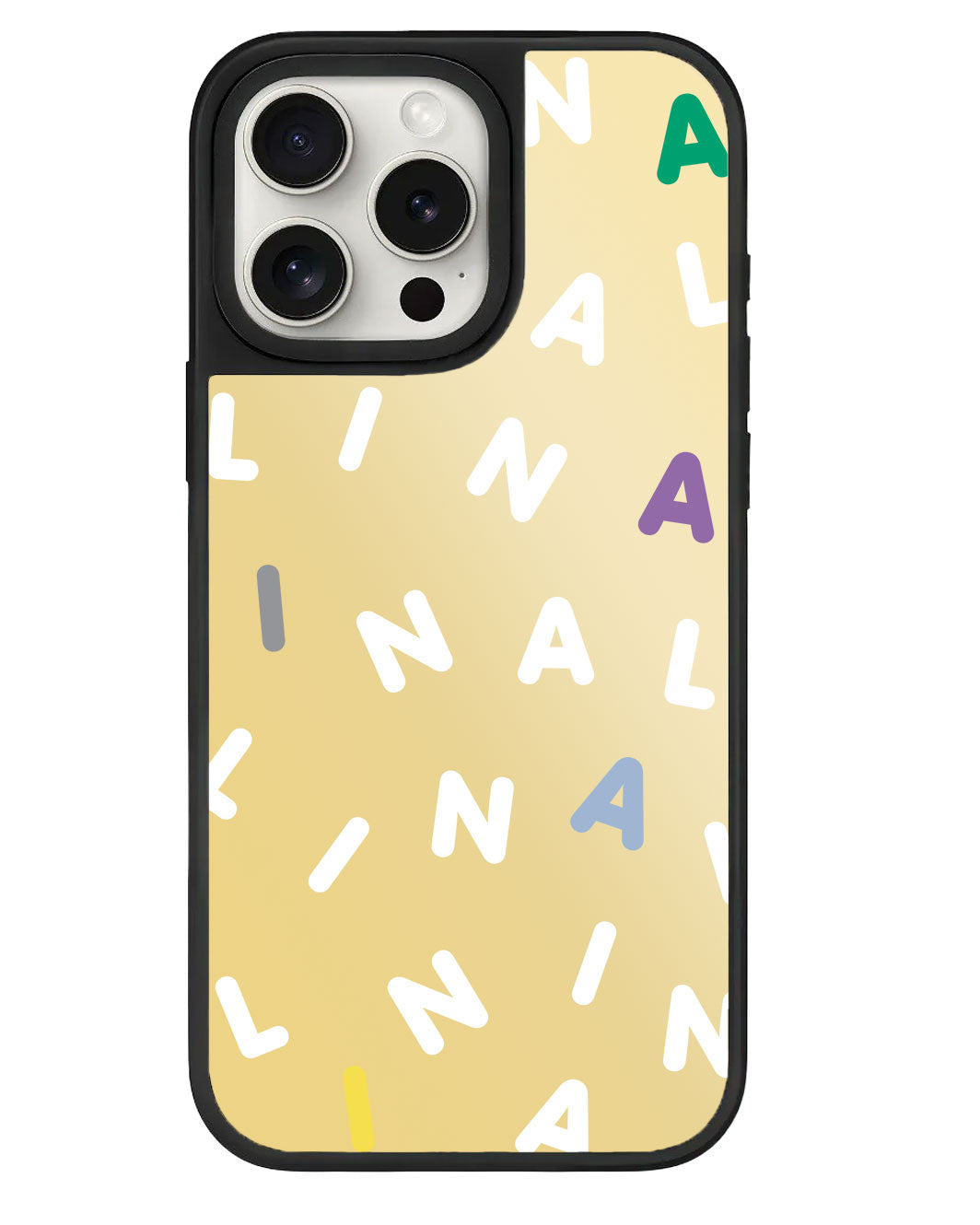 iPhone Mirror Grip - CUSTOM MONOGRAM 2.0 สีขาว