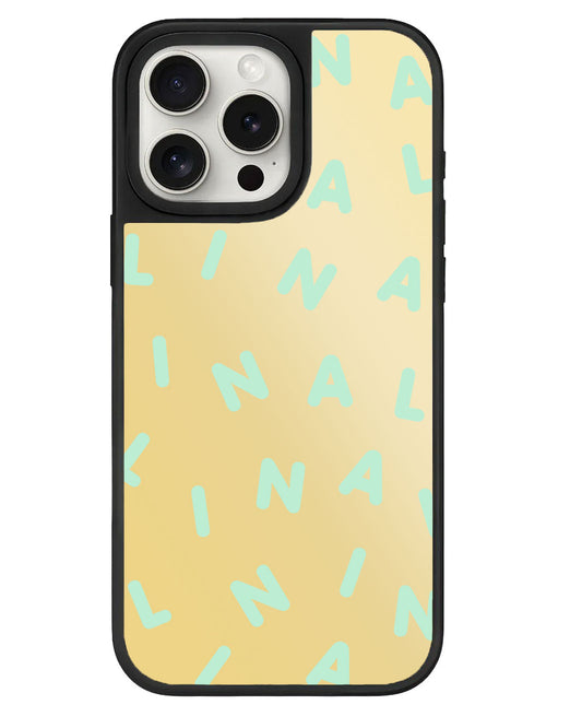 ที่จับกระจกสำหรับ iPhone - CUSTOM MONOGRAM 2.0 Tosca