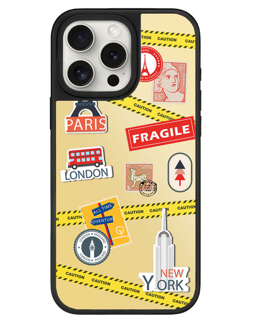 สติ๊กเกอร์ติดกระจกมองข้าง iPhone - Travel Sticker