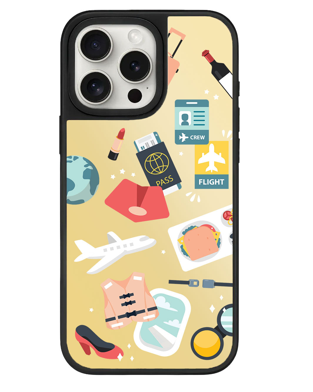 iPhone Mirror Grip - พนักงานต้อนรับบนเครื่องบินและพนักงานต้อนรับบนเครื่องบิน