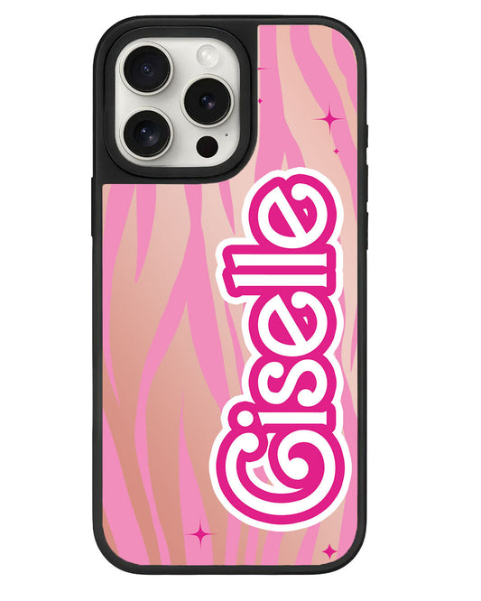 iPhone Mirror Grip - ลายม้าลายบาร์บี้