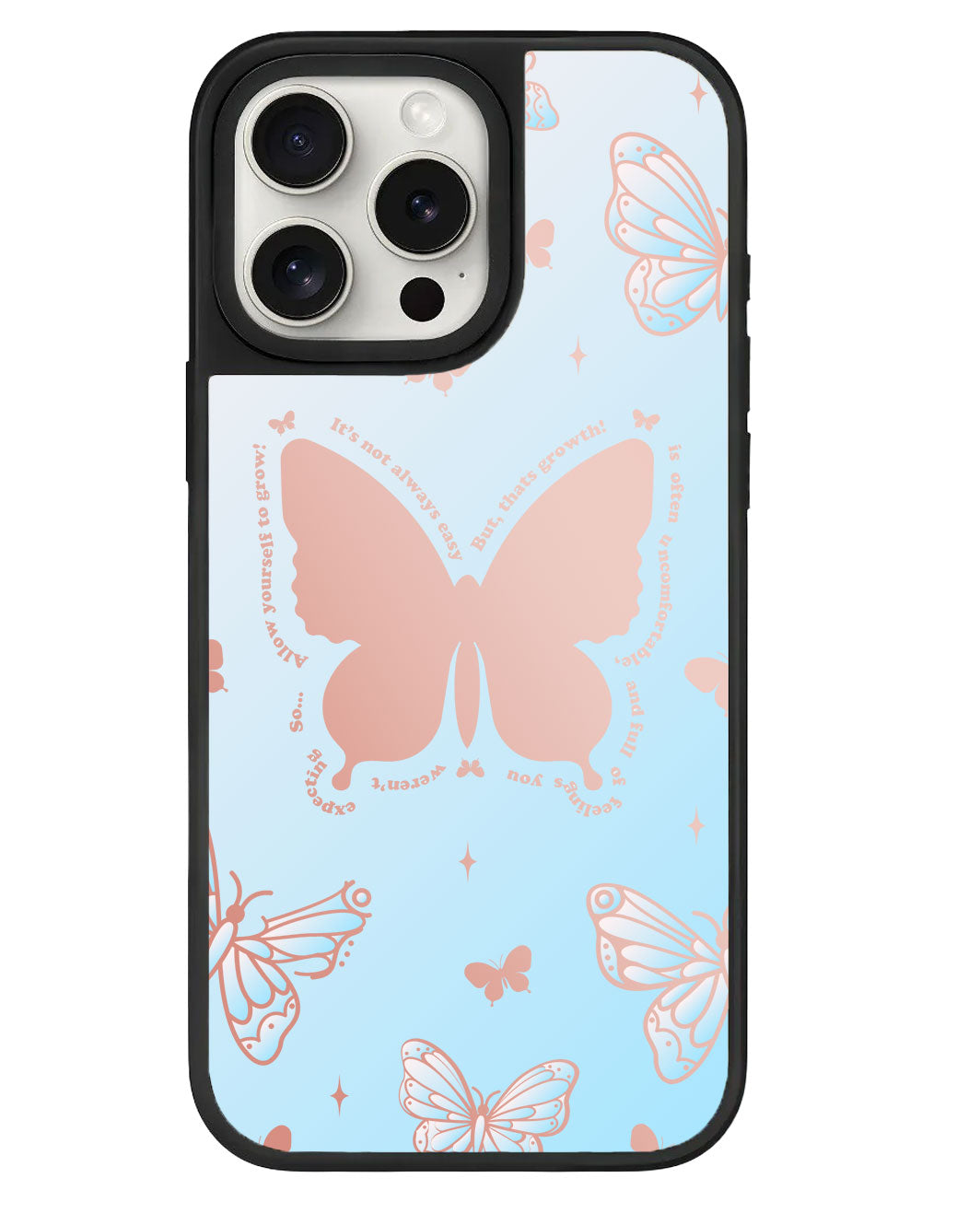 iPhone Mirror Grip - เอฟเฟกต์ผีเสื้อ 3.0