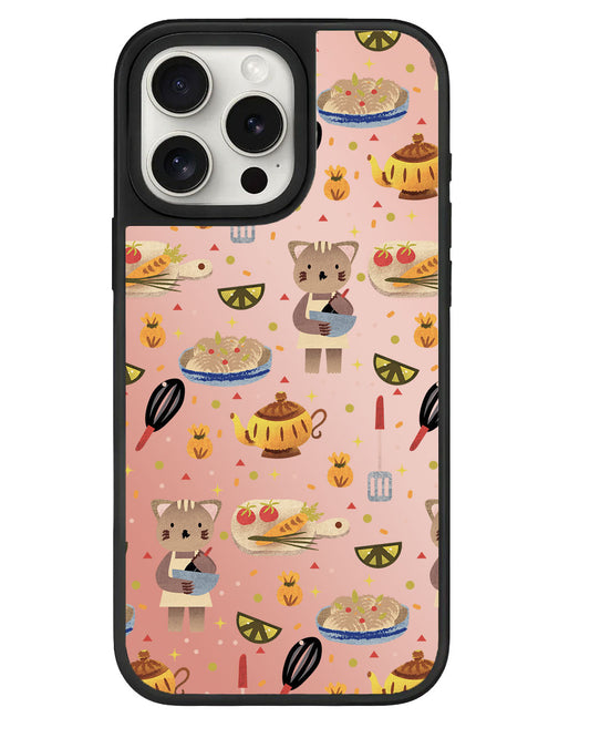 iPhone Mirror Grip - แมวทำอาหาร