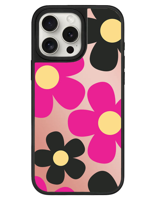 ที่จับกระจกสำหรับ iPhone - สีชมพูเดซี่