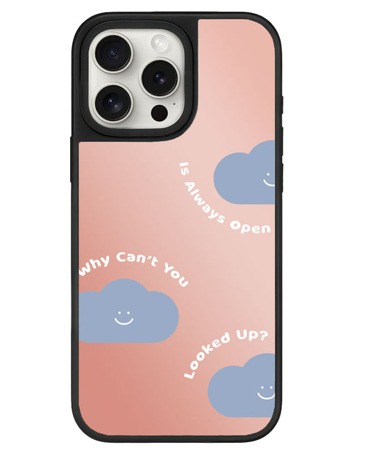 iPhone Mirror Grip - ก้อนเมฆสีดำ