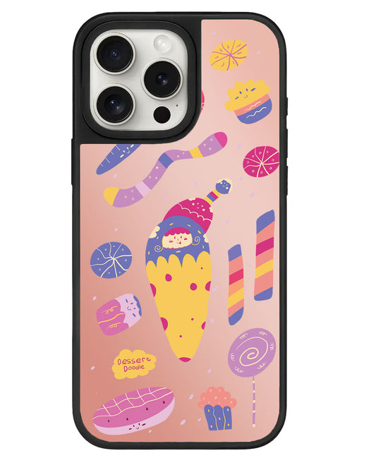 iPhone Mirror Grip - ขนมหวาน Doodle