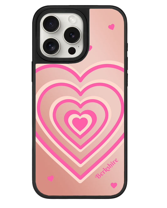 iPhone Mirror Grip - กระจกมองข้างสีชมพู Love Mirror