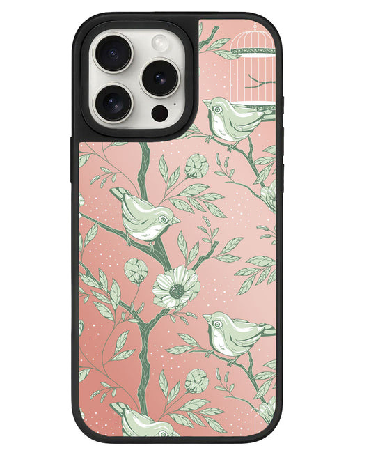 ที่จับกระจกสำหรับ iPhone - Lovebird Monochrome 4.0