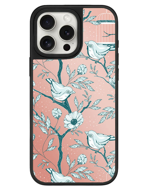 ที่จับกระจกสำหรับ iPhone - Lovebird Monochrome 6.0