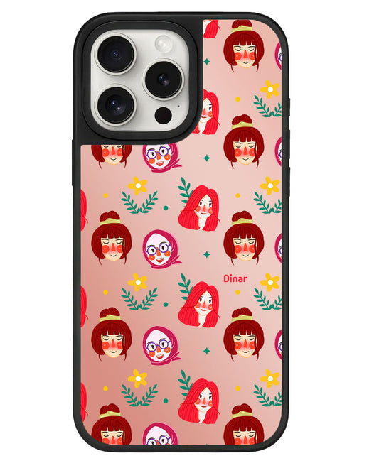 iPhone Mirror Grip - ใบหน้าอันน่ารัก
