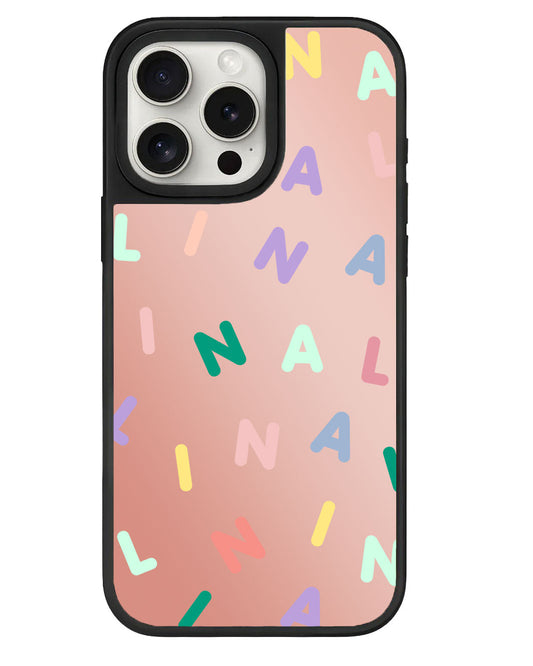 iPhone Mirror Grip - CUSTOM MONOGRAM 2.0 สีรุ้ง
