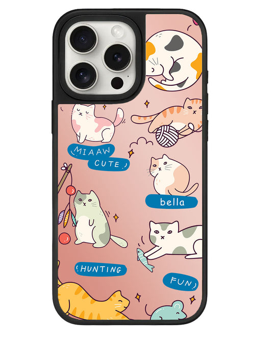 iPhone Mirror Grip - แมวขี้เล่น 2.0