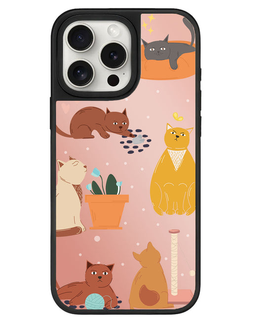 กระจกกันรอยสำหรับ iPhone - Playful Cat 1.0