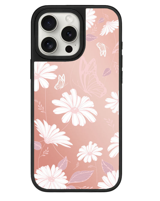 iPhone Mirror Grip - ผีเสื้อและดอกเดซี่