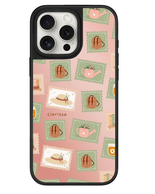 ที่จับกระจกสำหรับ iPhone - Cottagecore Stamps