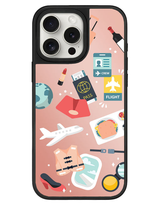 iPhone Mirror Grip - พนักงานต้อนรับบนเครื่องบินและพนักงานต้อนรับบนเครื่องบิน