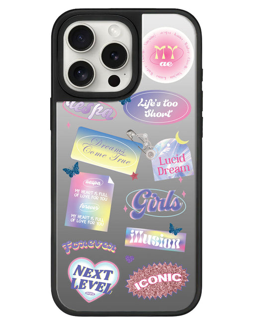 ที่จับกระจกสำหรับ iPhone - Aespa Girls Pack