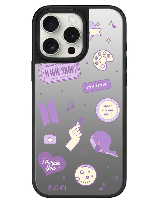 สติ๊กเกอร์ BTS สำหรับ iPhone Mirror Grip