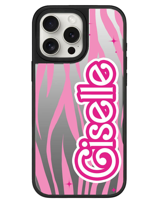 iPhone Mirror Grip - ลายม้าลายบาร์บี้
