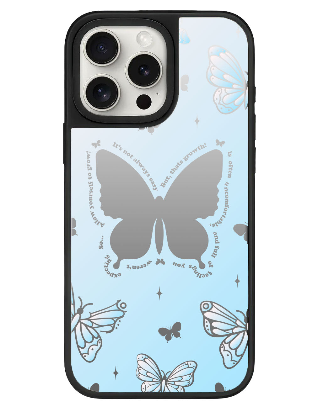 iPhone Mirror Grip - เอฟเฟกต์ผีเสื้อ 3.0