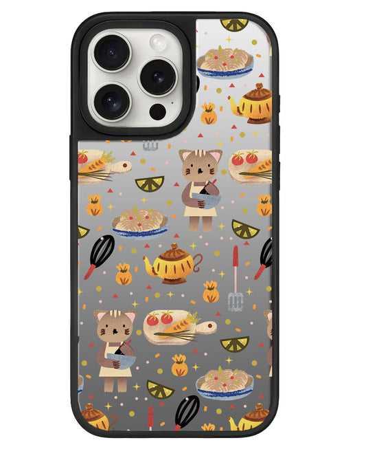 iPhone Mirror Grip - แมวทำอาหาร