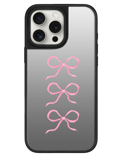 ที่จับกระจกสำหรับ iPhone - Coquette Triple Bow